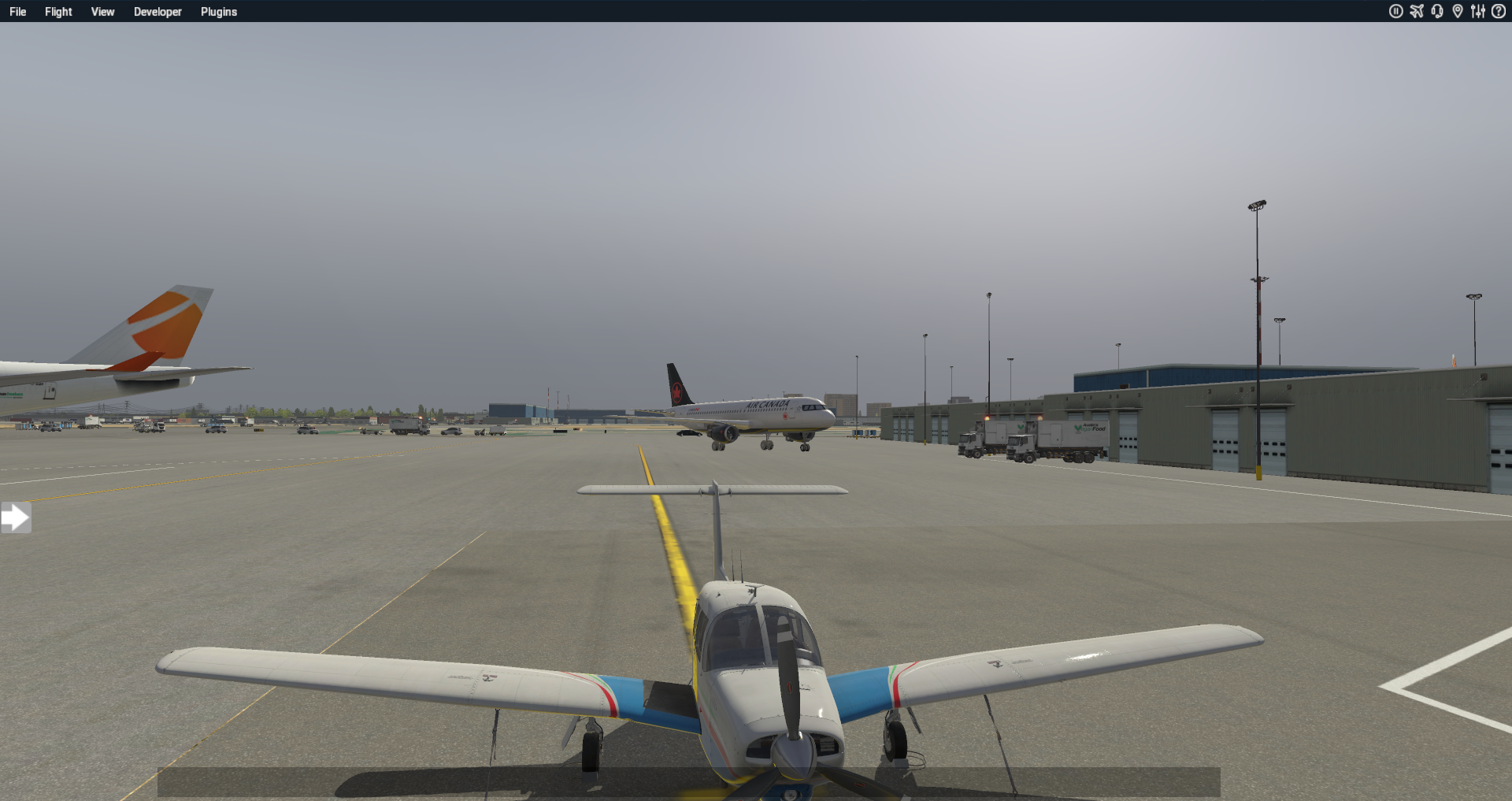 Threshold Review Traffic Global for XPlane 11 Threshold